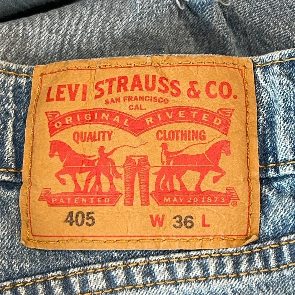 Levi's 405 jean short jorts mens size 36
